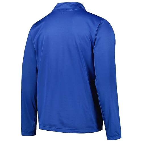 Image of Dunbrooke Men's Royal Buffalo Bills All-Star Tech Quarter-Zip Top