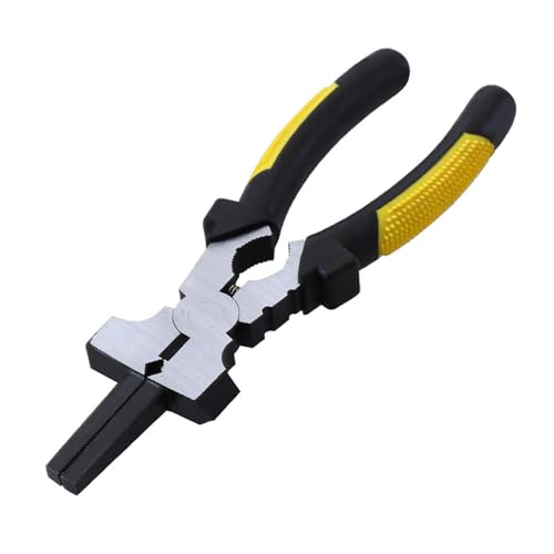 Professional Welding Pliers 7'' Mulitfunctional Tool Steel For Scraping Spatter Gripping Drawing Wire Comfort Handle