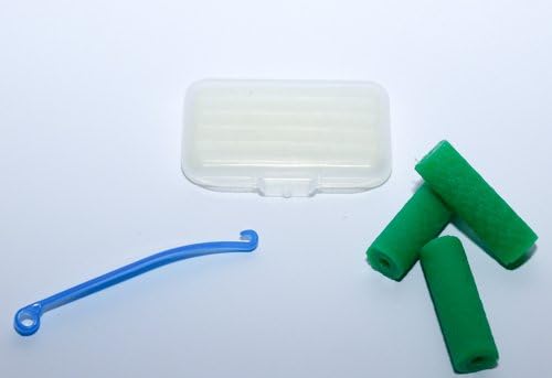 Dental Patient Kits for Orthodontics Aligner Trays - One Removal Tool, Three Chewies (Aligner Tray Seaters), and One Aligner Pontic Wax
