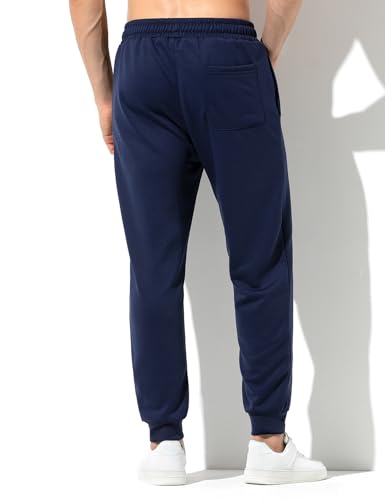 Men's Open Bottom Sweatpants Casual Joggers Athletic Workout Pants with Pockets4