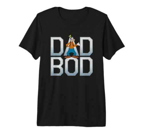 T-shirt Disney Goofy Dad Bod : affichez votre humour de papa fier