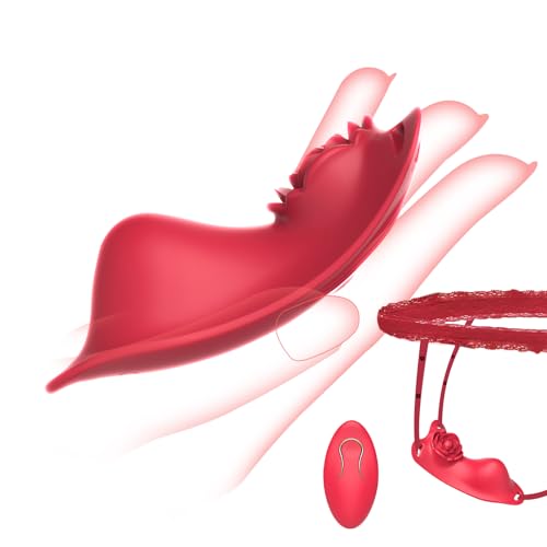 New Wearable App 10 Modes Control on Panties Vibrate Underwearwith Controller for Her VAJ4 (red1)
