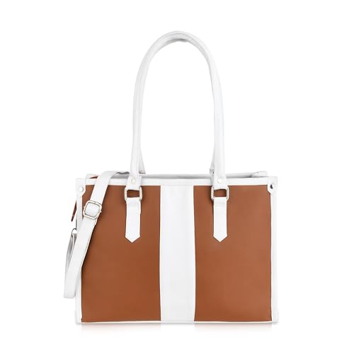 Image of ProArch Leather Core Strip Purse for Women Shoulder Bag for Women and Girls | Anti-Theft Pocket Slick Flap | Backpack Handbag