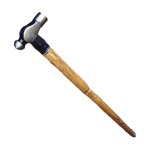 Walking Cane, Wooden Walking Stick for Men & Women Seniors Adult with Beautiful Hammer Head, Handmade Gentleman Natural Walking Stick Cover