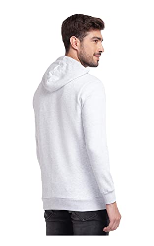 Image of Spykar Men Cotton Hooded Neck Sweatshirt