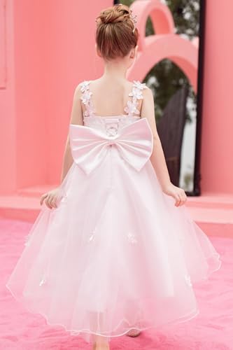 Tulle Flower Girl Dress for Wedding Lace Applique Bridesmaid First Communion Dresses Princess Pageant Party Gown4