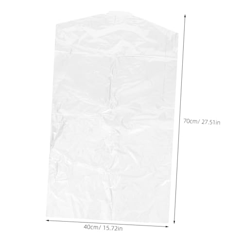 60pcs Clothing Storage Bags Dry Cleaning Shop Tool Overcoat Cover Home Garment Covers2