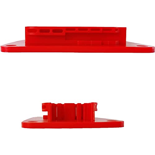 Namvo 5 Packungen Werkzeughalterung für 20 V 12 V Bohrer passend für Milwaukee M18 Werkzeughalter (rot)