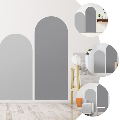 Sticker mural arche geometrique haut de gamme aspect mat pour decoration salon elegante - 7