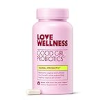 Love Wellness Good Girl Probiotics | Women's Vaginal Health Supplement | Vaginal Probiotics for Women pH Balance & Urinary Tract Health | Support Vaginal Odor & Flora | 30 Count