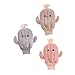 TOYANDONA 3pezzi Per Asciugamani Cactus Cartoon Lavette Scrub Per Forniture Per Doccia Per e immagine