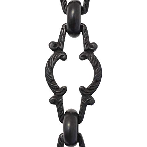 Image of RCH Hardware CH-36-OBB Brass Chandelier Chain, Oil Bronzed Black (1 Foot)