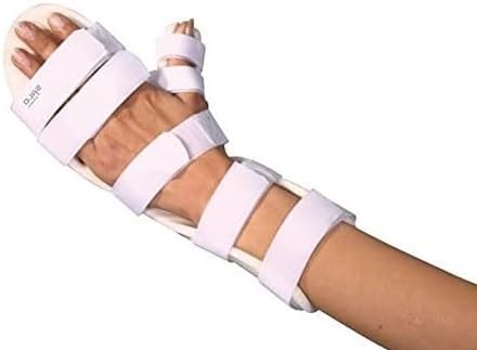 SALO Orthotics Static Cock Up Wrist Brace/Splint Support with Thumb Support for Left Hand, Wrist Brace For Spastic Hand, Rheumatic, Arthritic, Pain Relief-Wrist Supporter (M, LEFT)