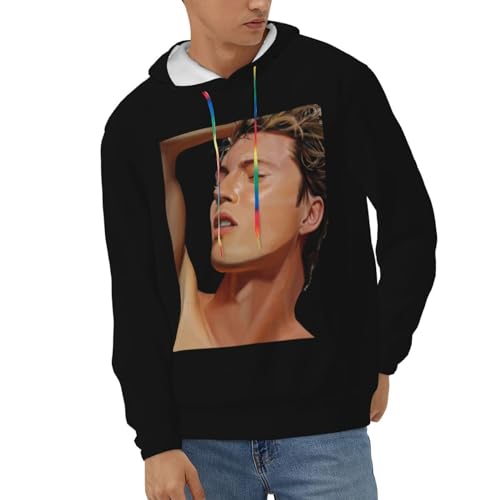 Troye Music Sivan Men's Hoodies Long Sleeve Sweatshirt Drawstring Graphic Pullover Tops With Pocket2