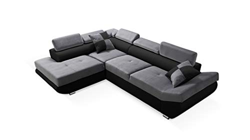 Robin Inspire Saturn Canapé d'angle avec Une Fonction de Couchage Un Canapé-lit avec Une Caisse pour la Literie Un Canapé d'angle en L Indépendant...