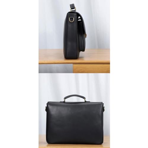 Mens Handbags Briefcases Messenger Shoulder Bags Laptop Bags Genuine Leather Luggage Carrying Cases2