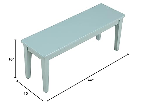 Boraam Colorado Shaker Backless Wood Bench - Aspen Valley - Thumbnail 3