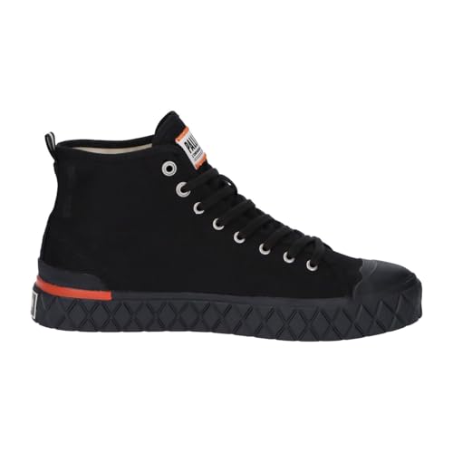 Image of Palladium Unisex Palla Ace Mid Organic Canvas Lace Up Sneaker