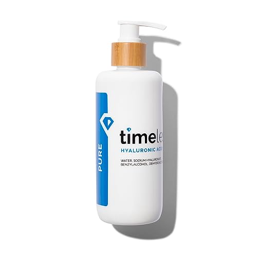Timeless Skin Care Hyaluronic Acid 100% Pure Serum – 8 oz – Powerful Formula to Rehydrate Skin & Boost Moisture Levels + Relieves Appearance of Skin Tightness – Recommended for All Skin Types Timeless Skin Care Hyaluronic Acid 100% Pure Serum – 8 oz – Powerful Formula to Rehydrate Skin & Boost Moisture Levels + Relieves Appearance of Skin Tightness – Recommended for All Skin Types