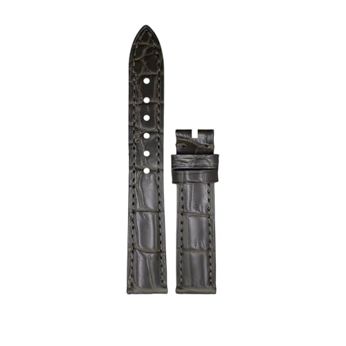 Bracelet de montre en cuir alligator compatible Omega De Ville 424.13.40.20