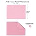 Jkopsnr 100 Sheets Pink Tissue Paper 20x14 Inches Tissue Paper for Gift Bags Wrapping Tissue Paper Bulk for DIY Crafts Birthday Baby Shower Festival Holidays Decorative
