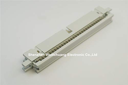 Gimax 500 pcs 0.100" 2.54mm IDC Type Box header Male Headers 10 14 16 20 26 30 34 40 50 60 64 Pin Flat cable 1.27mm 0.050" connector - (Color: 10 Pin)