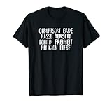 Geburtsort Erde Rasse Mensch Antirassismus T-Shirt