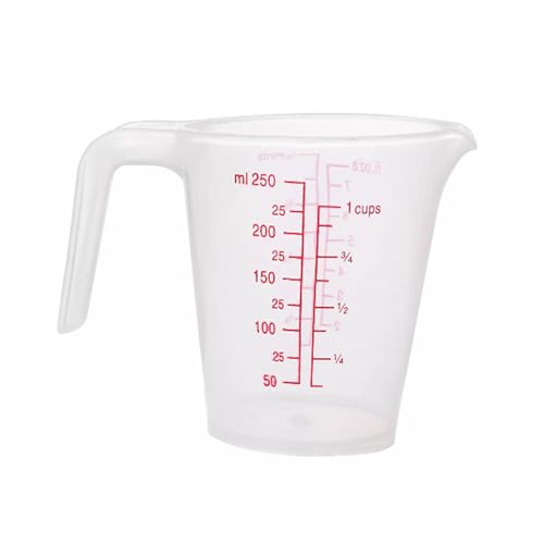 Set 2 vasos medidores de plástico 250 ml EBIEFLY miniatura 7