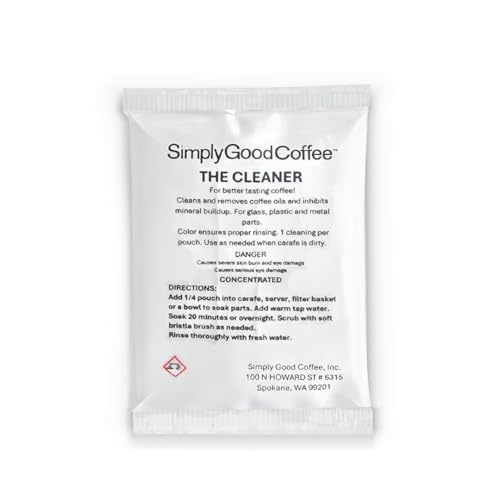 Image of Simply Good Coffee Cleaner. Coffee and Espresso Machine Cleaner. Phosphate-Free Stain Remover, Natural Coffee Equipment Cleaning Product. 1 Pack