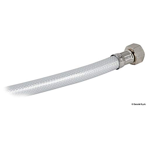 OSCULATI Coffret Douche Elegant Blanche Tuyau PVC 2,5 m Montage à Plat