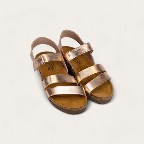Image of NAOT Kayla Women's Sandals - Supportive 3-Strap Design with Backstrap, Cork & Latex Footbed - Arch Support - Travel-Friendly Comfortable Walking Sandals for All-Day Wear
