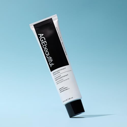 Image of AGE beautiful Hair Toner for Gray Hair, 5-Minute Demi Cream Toner, Neutralizes Yellow Tones, Blends & Enhances Soft Gray, Ammonia-Free Professional Color for Shine