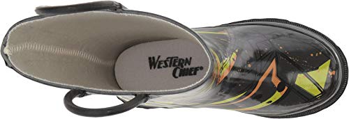 Image of Western Chief Kids Ladybug Rain Boot(Toddler /Little Kid /Big Kid) | Built for outdoor play, pull-on loops for self-dressing, comfort EVA insole, rubber traction outsole, toddler to big kid size