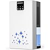 Dehumidifier, 95 OZ Water Tank Dehumidifiers for Home, 1000 sq. ft. Dehumidifier for Basement Bathroom Bedroom with Auto Shut Off, 7 Colors LED Light, Quiet Dehumidifiers with Sleep Mode, White