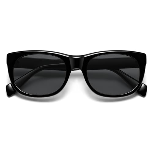 VANLINKER Retro Polarized Square Sunglasses for Women Men Trendy Soft-Square Frame Rectangular Shades VL98663