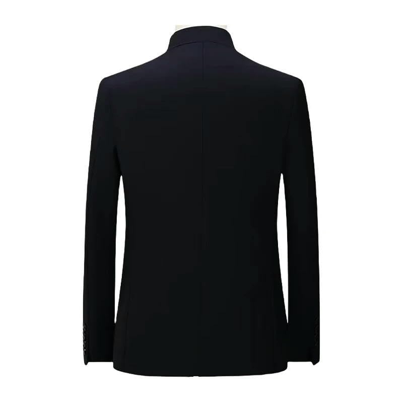Manteau formel à col montant et l'art tailleur du costume chinois - 4