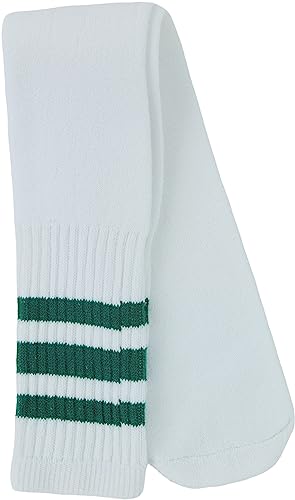 Image of ToBeInStyle Unisex Knee High Cotton Tube Athletic Thick Socks w /Stripe Top