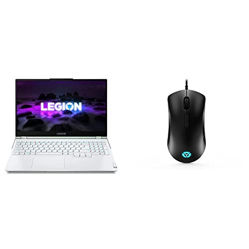 Image of Lenovo Legion 5 AMD Ryzen 7 5800H 15.6 inch(39.62cm)WQHD IPS Gaming Laptop(16GB /512GB SSD /6GB NVIDIA RTX 3060 /165Hz /Win11 /Office 2021 /Blue Backlit /3months Game Pass /2.4Kg) 82JU018YIN + 8K DPI Legion mouse