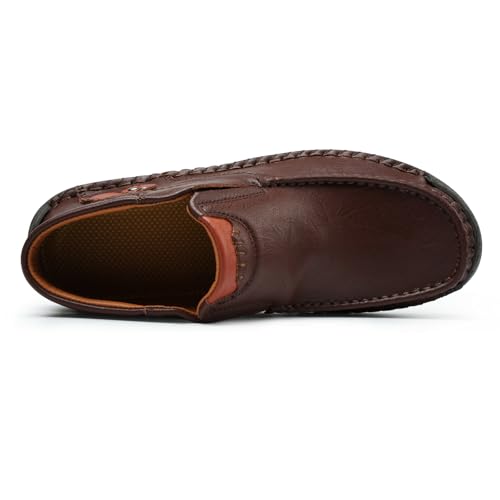 Men's Classic Dress Chukka Boots Loafers Casual Slip On Outdoor Casual Boots for Men Driving Travel Walking Shoes for Adult Male4