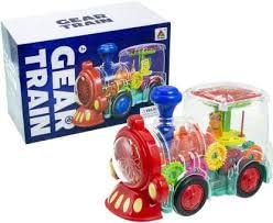 Gear Transparent Train Engine with Colourful Lights & Sound Train Engine Toy for Kids (B0BQ2R4GR1) Amazon Price History, Amazon Price Tracker