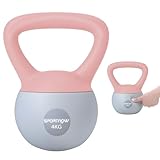 SPORTNOW Pesa Rusa 4 kg, Rosa Palo y Gris
