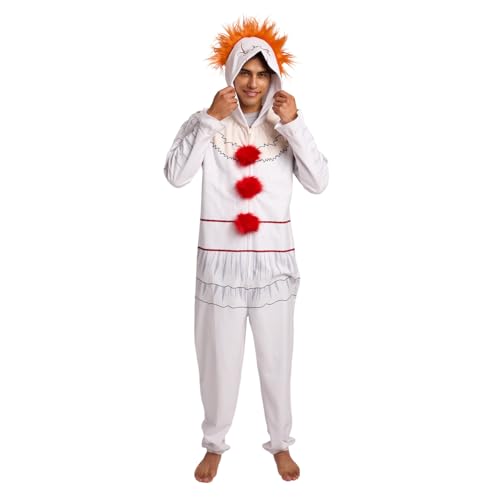 Bioworld Disfraz de Pennywise para cosplay de la película IT Chapter 2 (2019), con capucha, talla M