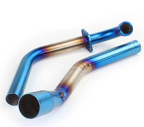 Tuyau d'échappement moto intermédiaire en acier inoxydable pour Yamaha R15 V3