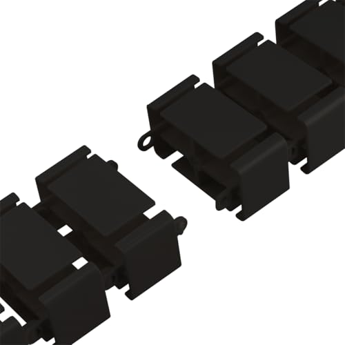 Guide-câbles haut de gamme LogiLink KAB0092 structure articulée noire