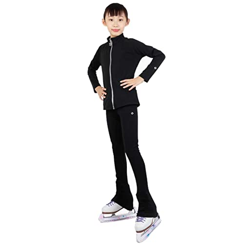 Déguisement Patinage Artistique Fille Tenue, Pantalon De Pratique De Patinage sur Glace Imperméable, De Danse De Patinage À roulettes Vêtements De Compétition À Haute Élasticité Cover