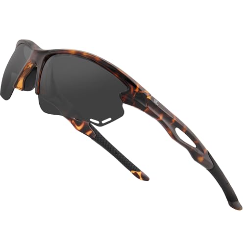 Image of BIRCEN Polarized Mens Sunglasses for Driving: TR90 UV Protection Sunglasses Lightweight Sport Shades for Fishing Golf Trip