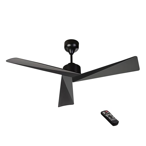 Image of eFF4 Fabulous 1320mm 3 Blade 5 Star BLDC Ceiling Fan, Black, Aerodynamic ABS Blades