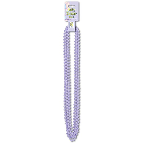 Cuentas para Baby Shower de plástico lavanda para recuerdos de invitados 2