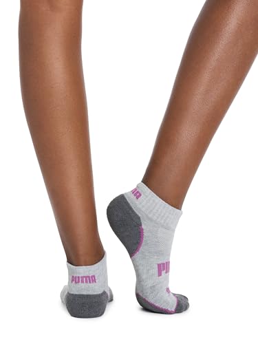 PUMA Women's 6 Pack Quarter Crew Socks4