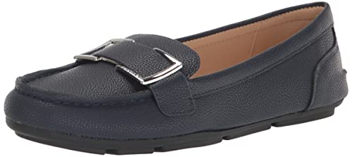 Mocassins en cuir Calvin Klein Lydia bleu marine taille 40 pour femme